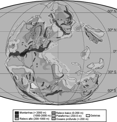 Figura 53- Reconstituição paleogeográfica para o Sakmariano (Ziegler et al., 1997).
