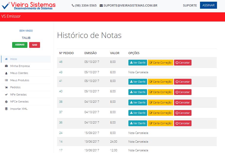 Clique aqui para contratar o VS Emissor Aqui no histórico de