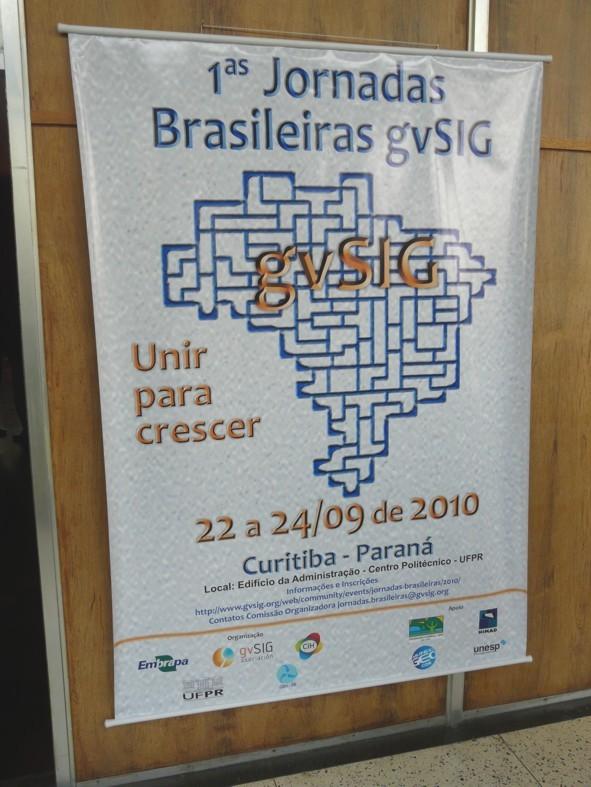5. Primeiras Jornadas Brasileiras Reuniões técnicas Associação gvsig: -