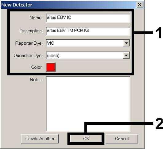 ADN do EBV FAM none Controlo interno (EBV RG/TM IC) VIC none Para a criação destes detectores, seleccione a opção File localizada em baixo, à esquerda no Detector Manager e a seguir, a opção New. Fig.