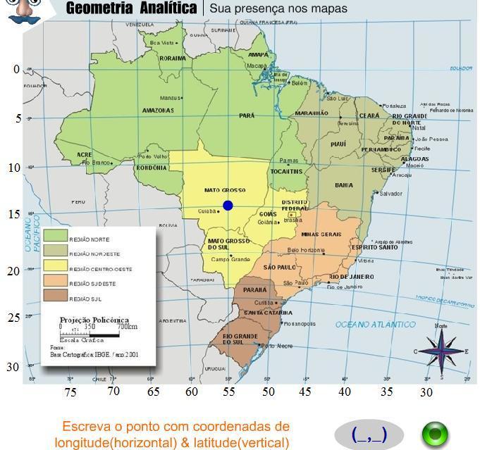 atingir e explodir o navio, e escrever as coordenadas de pontos em um mapa as quais são atividades didáticas para o nodo