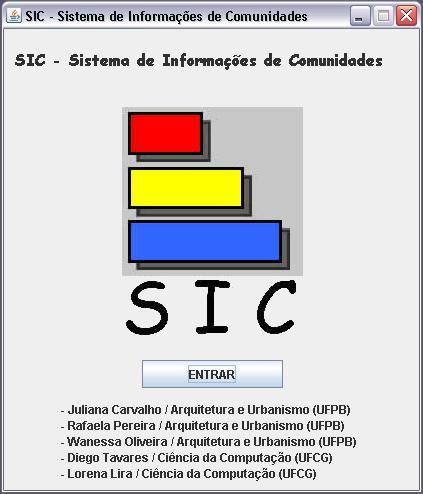 2. SIC: O Software Partindo da necessidade de um software, cuja característica principal seja a facilidade de manipulação por parte de qualquer tipo de usuário, o SIC (ver Figura 1) - desenvolvido na