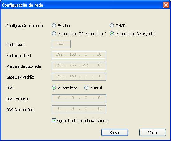 21 Utilização do CD-ROM Quando um endereço IP duplicado for utilizado, o número da câmera correspondente será exibido sombreado.