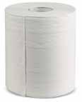 A caixa de 1500 guardanapos brancos 5-829 45,70 31,50 Rolos de algodão Não esterilizados. Esterilizáveis em autoclave (121 C em 20 min). Comprimento 37 mm.