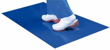 ❶ 1 campo cirúrgico 75 x 75 cm ❷ 2 mangas para tubos 8 x 120 cm ❸ 2 protectores de puxadores com elásticos ❹ 1 protector de painel de controlo com adesivo ❺ 2 pares de protectores de sapatos ❻ 1