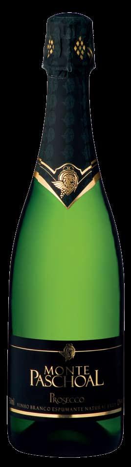 Espumante Prosecco 750ml EAN 13: 7897015222052 DUN 14: 27897015222056 Caixa com 6 unidades: 9,8 Kg Espumante Demi-Sec 750ml EAN 13: 7897015222076 DUN 14: 27897015222070 Caixa com 6 unidades: 9,8 Kg