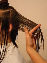 1 O ângulo vai depender da grossura do cabelo e da forma da cabeça.