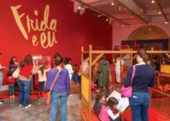 Confira abaixo: Dicas para os alunos da Educação Infantil Exposição Frida e eu Conta a história da pintora Frida Kahlo sob a ótica do universo infantil por meio de uma experiência interativa que