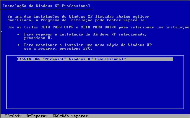 Capítulo 12 Laboratório/Aluno A Configuração do Windows XP Professional pesquisará para determinar se