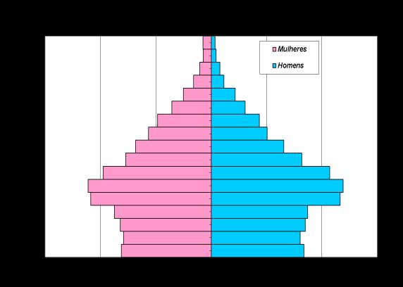 As duas pirâmides etárias (Gráfico 2) têm como objetivo ilustrar a distribuição etária da população das comunidades da UPP Rocinha e compará-la com aquela observada na R.A. Lagoa, que faz limite com a R.