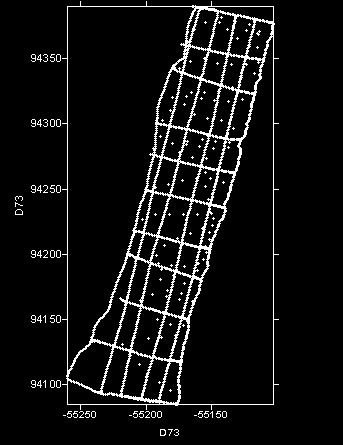 O Sistema de Posicionamento Global aplicado ao estudo de litorais arenosos Cota (NMM) a) b) Figura 4.17: Representação de uma rede de perfis e respectiva interpolação.