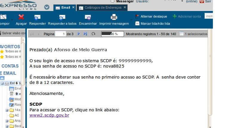 Figura 58 Observação: Para desabilitar um determinado usuário, o Gestor Setorial deverá clicar no box Habilitado 6.