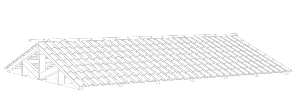 Exemplo para a Linha SuperNova: b) Cálculo da Cumeeira Quantidade de peças por metro linear: 2,65 peças ESPECIFICAÇÕES TÉCNICAS Tamanho da cumeeira (largura e comprimento): 17 x 42 cm