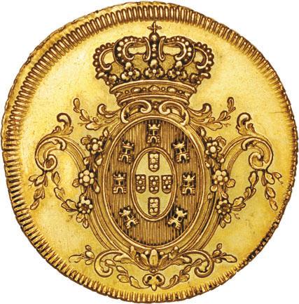 401* Ouro Meia Peça 1805 c.i. DA MAIS ALTA RARIDADE SOBERBA 35000 30.01 JR.