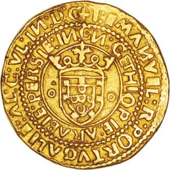 D. MANUEL I (1495-1521) 30* Ouro Português MUITO RARA MBC+ 50000 73.08 E1.