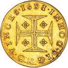 32 2,34g Ouro Quartinho 1681 coroa perolada MBC- 1500 64.