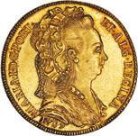 Ouro Peça 1789 R Véu de Viúva