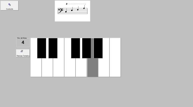 31 Iniciar produzia: 1) a apresentação de um estímulo do Conjunto A, B ou C, posicionado na parte superior central da tela; 2) um teclado virtual no centro da tela; 3) um contador de respostas ( Nro.