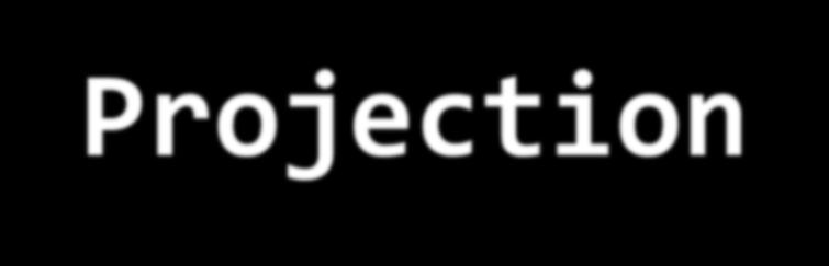 Transformação de Projection Objectivo: Define o tipo de projecção a aplicar à cena Projecções disponíveis: Paralela (ortográfica) Perspectiva Comandos OpenGL/GLU: glortho ou gluortho2d glfrustrum