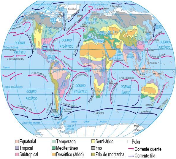 continentes (exceção a Europa e Antártida) Temperado (4 estações bem definidas) Média 16 C Variável de 800 a 1500 mm/a Taiga, Estepes, Pradarias, Chaparral, Floresta de coníferas Canadá, Norte dos