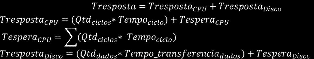 Exemplo de um servidor de BD Servidor de BD tem uma CPU e um disco Transações para o BD chegam ao servidor a uma taxa de 1,5 tps Durante a execução, uma transação pode alternar várias vezes entre CPU