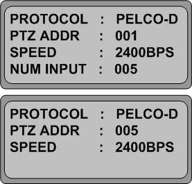 Configuração da ID da câmara 1 Marque o número no teclado numérico. 2 O número seleccionado é exibido.