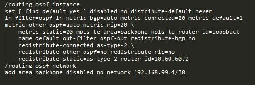 OSPF Filial No Quadro 3 e 4 foram instanciados os protocolos OSPF para os roteadores que estão na Matriz e Filial, onde