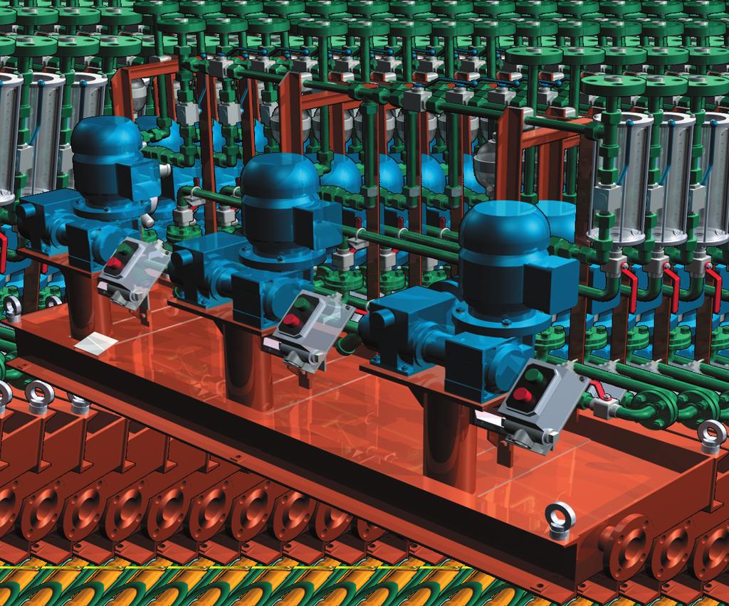 Sistema de Dosagem de Produtos Químicos: Alta Pressão No segmento petroquímico fornecemos sistemas de dosagem de inibidores de corrosão.