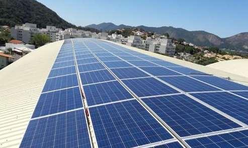 Tio Sam - RJ Complexo esportivo pioneiro na adoção de Energia Solar em Niterói Dados Técnicos -200 painéis