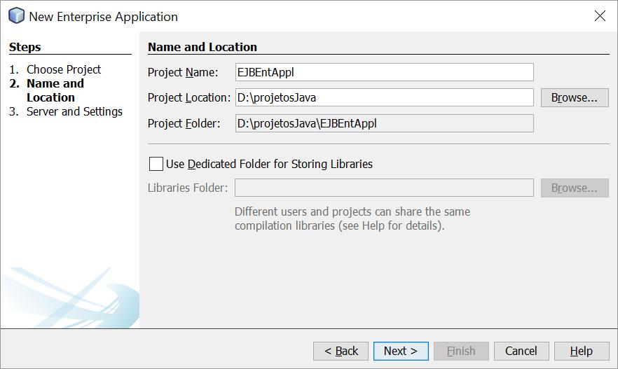 Qualquer cliente que pretenda aceder ao Bean, apenas necessita de adicionar a biblioteca ao seu projecto. Em File, New Project, categoria Java, selecione Java Class Library.