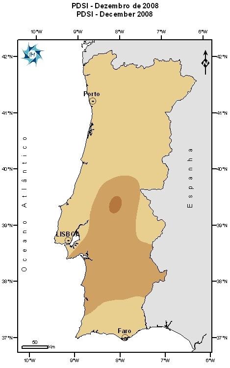 O mês de Novembro foi caracterizado pela persistência de valores muito baixos da temperatura mínima do ar, em particular nos últimos dias do mês.