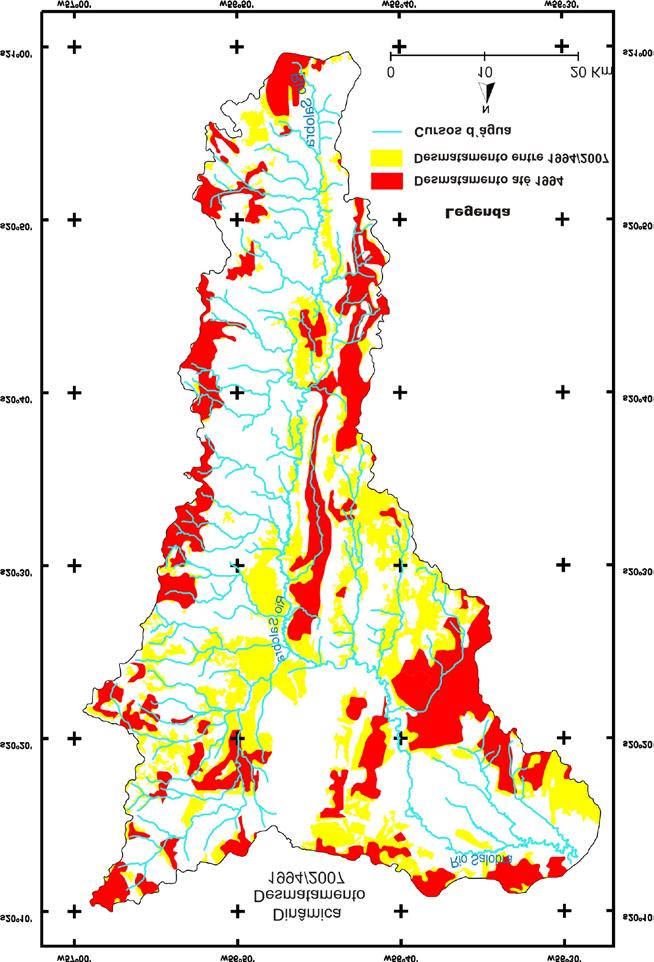 Para verificar a relação do uso da terra com a qualidade da água foi elaborada a Figura 3 com os dados do IQA (1995-2007) dispostos de forma gráfica.