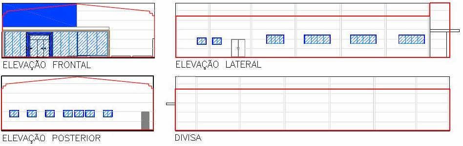 de 118,87 m². A Figura 1 mostra a maquete eletrônica da agência padrão.