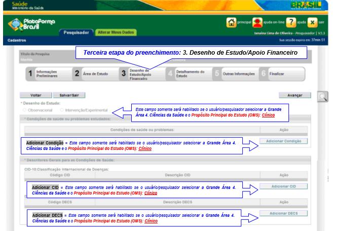 6) Chegamos à etapa de número 3.