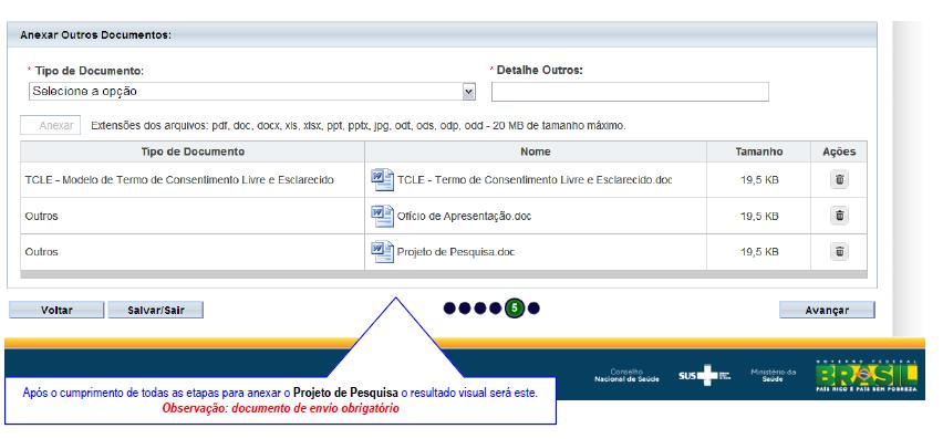 É um documento obrigatório para os casos em que a pesquisa será realizada/desenvolvida no âmbito