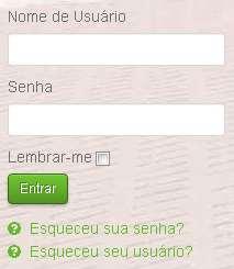 Manual de utilização do site institucional Acesso ao site Localizar na parte inferior direita do site a seguinte