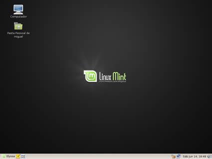 Linux Mint 5.0 Elyssa Date : 16 de Junho de 2008 O descendente mais famoso do Ubuntu e neto do Debian, conhecido por ser um Ubuntu verde e recheado, saiu numa nova versão.