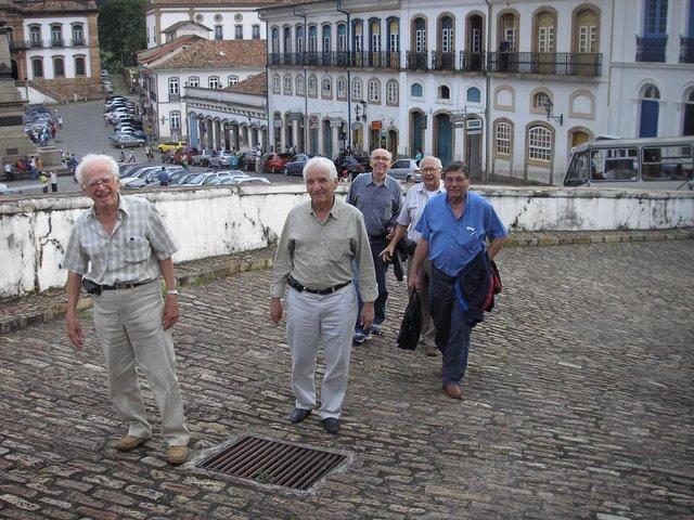 José Geraldo, o Diretor do Museu Prof. Antonio Gandini e o Prof.