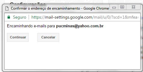 4. Insira um endereço de e-mail para o qual os e- mails do SGA serão direcionados. Clique em Próxima. 4. 5.