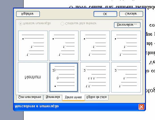 Formatação - Listas Podemos mesclar