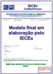 O Setor Elétrico / Abril de 2009 47 sistemas internacionais de avaliação da conformidade da IEC, a adoção e a utilização desse sistema de certificação de competências pessoais Ex é puramente