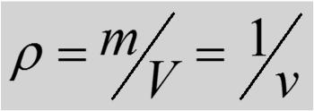 Massa Específica: é definida como a massa associada à unidade de volume e é definido pelo símbolo.