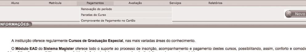 2. Caso possua alguma pendência referente à biblioteca, basta devolver o livro que foi solicitado como empréstimo no polo de apoio presencial; 3.