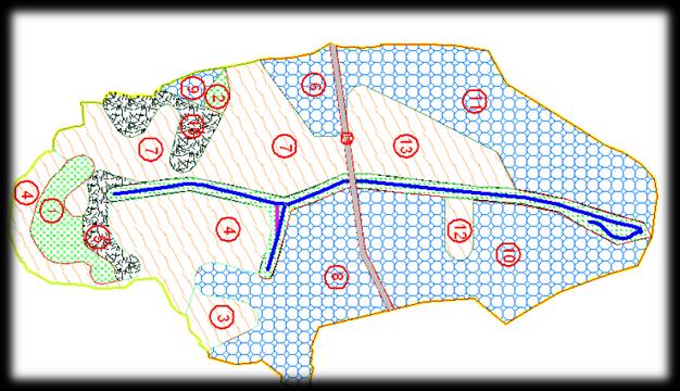 População de saturação Área = ha Densidade = hab/ha Pop = Área x Densidade Área = ha Densidade = hab/ha Pop = Área x Densidade Área = ha Densidade = hab/ha Pop = Área x Densidade Densidade