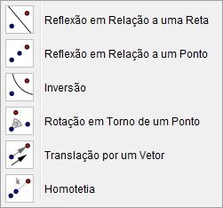 4.1 Janela de Visualização 2D 4 BARRAS DE FERRAMENTAS Ângulo com Amplitude Fixa: Essa ferramenta determina um ângulo a partir de um segmento e de sua amplitude.