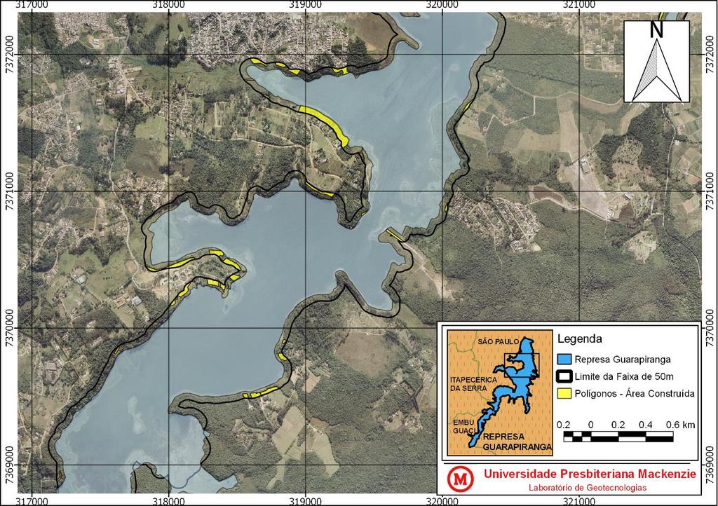 Mapa 1 Conflito entre Uso do Solo e AP