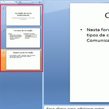 Adicionar um novo diapositivo entre dois diapositivos Adicione um novo diapositivo entre dois