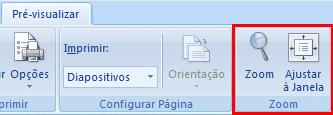 Também pode clicar em Página Anterior neste separador para apresentar a página anterior.