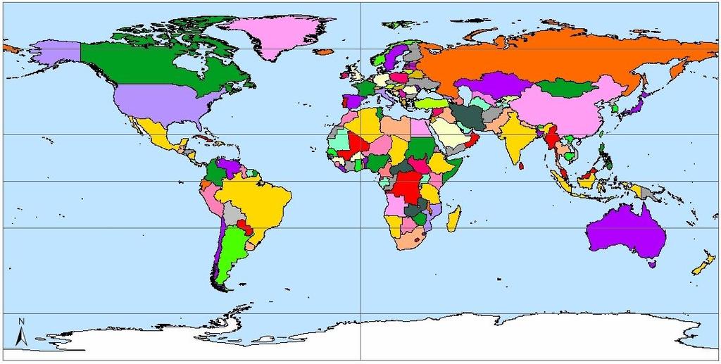 ESTADO-NAÇÃO CONTEÚDOS Espaço geográfico e poder Estado moderno Nação Território e fronteiras AMPLIANDO SEUS CONHECIMENTOS O planisfério a seguir, mostra a divisão política do mundo.