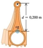 57 O corpo de massa m é deslocado uma distância x para baixo no plano inclinado a partir de sua posição de equilíbrio e, então, é solto em repouso. Considere a mola, os cabos e a roldana ideais.